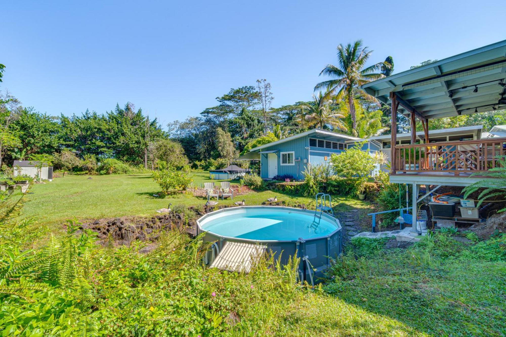 Keaau Apartment On Beautiful Acre With Pool And Deck! المظهر الخارجي الصورة